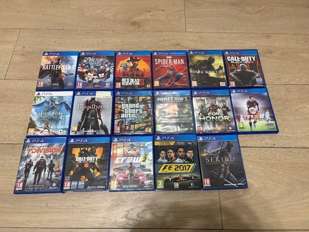 17 playstation 4 games met boekjes in goede staat, Games en Spelcomputers, Overige genres, Ophalen of Verzenden, Zo goed als nieuw