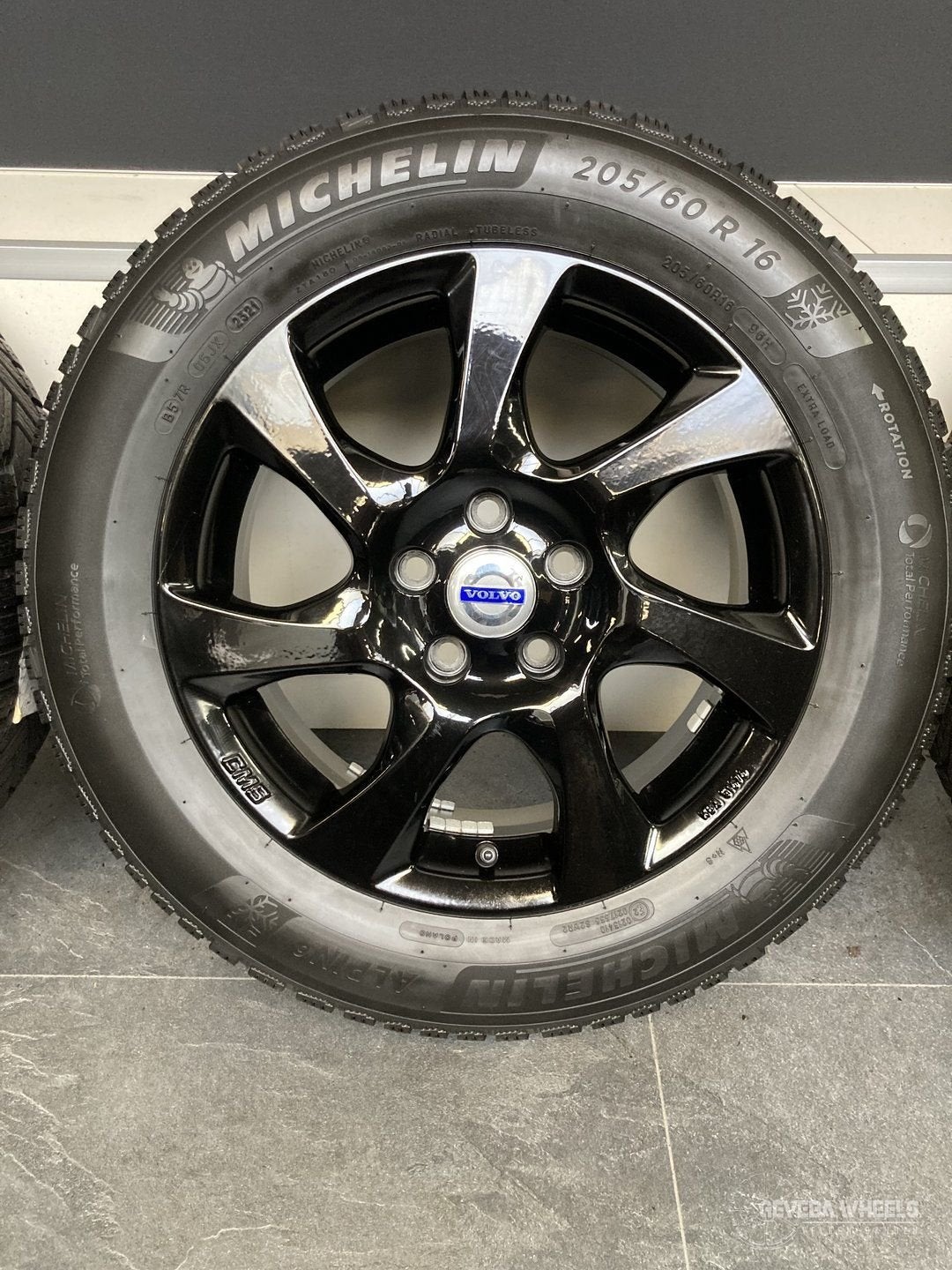 16” Volvo S60 S80 V40CC V60 V70 velgen + winterbanden 5x108, Auto-onderdelen, Gebruikt, -, Banden en Velgen, -