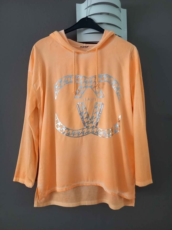 Pull léger taille unique, Enlèvement, Neuf, Taille 42/44 (L), Orange