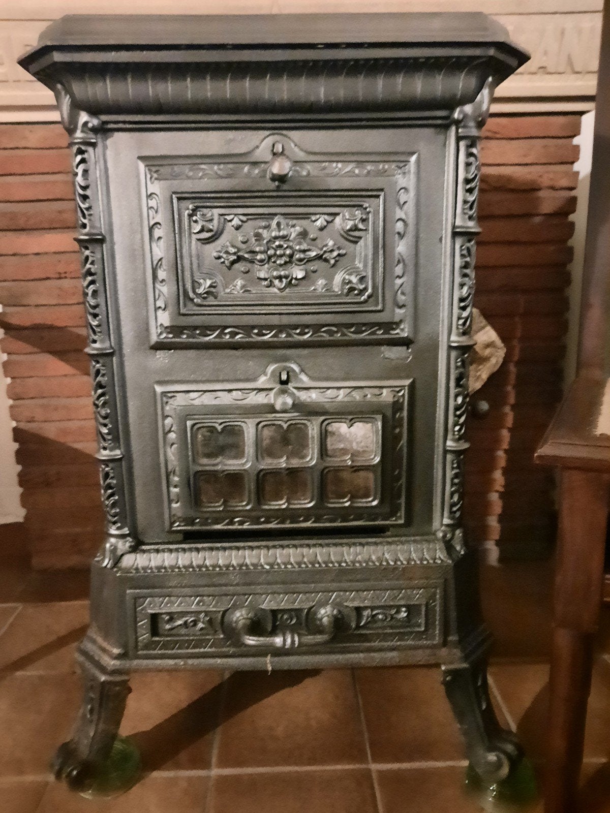 stoof/ kachel, Huis en Inrichting, Ophalen, Kolomkachel, Gebruikt, Vrijstaand