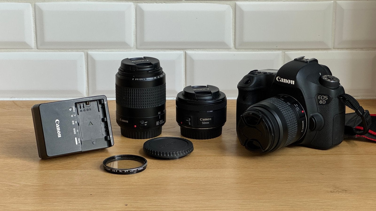 Canon EOS 6D met 3 lenzen, Ophalen, Zo goed als nieuw, Canon