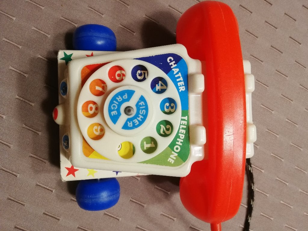 Fisher price telefoon vintage, Enfants & Bébés, Jouets | Fisher-Price, Enlèvement, Utilisé
