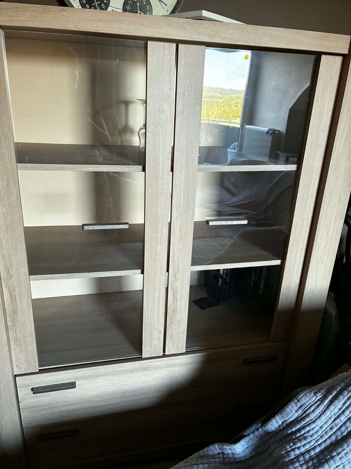 Meuble bibliothèque, Huis en Inrichting, Kasten | Vitrinekasten, Eikenhout, Ophalen of Verzenden