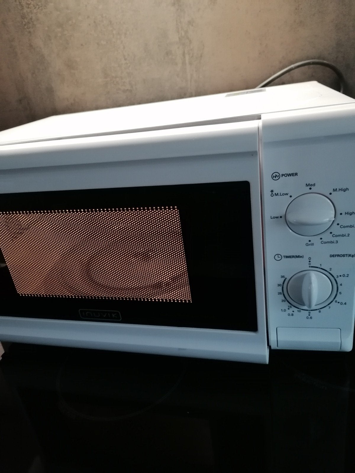 microgolfoven met gril functie, Elektronische apparatuur, Microgolfovens, Ophalen, Zo goed als nieuw, Vrijstaand, Microgolfoven