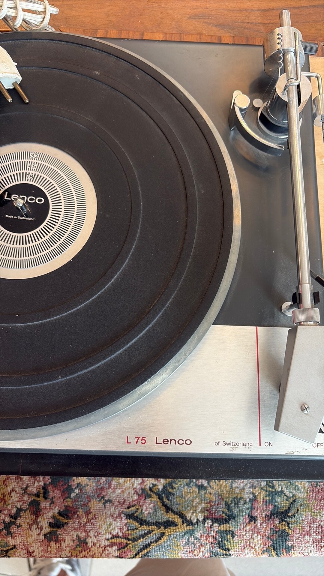 Platenspeler Lenco L75, TV, Hi-fi & Vidéo, Tourne-disques, Enlèvement, Comme neuf, Tourne-disque