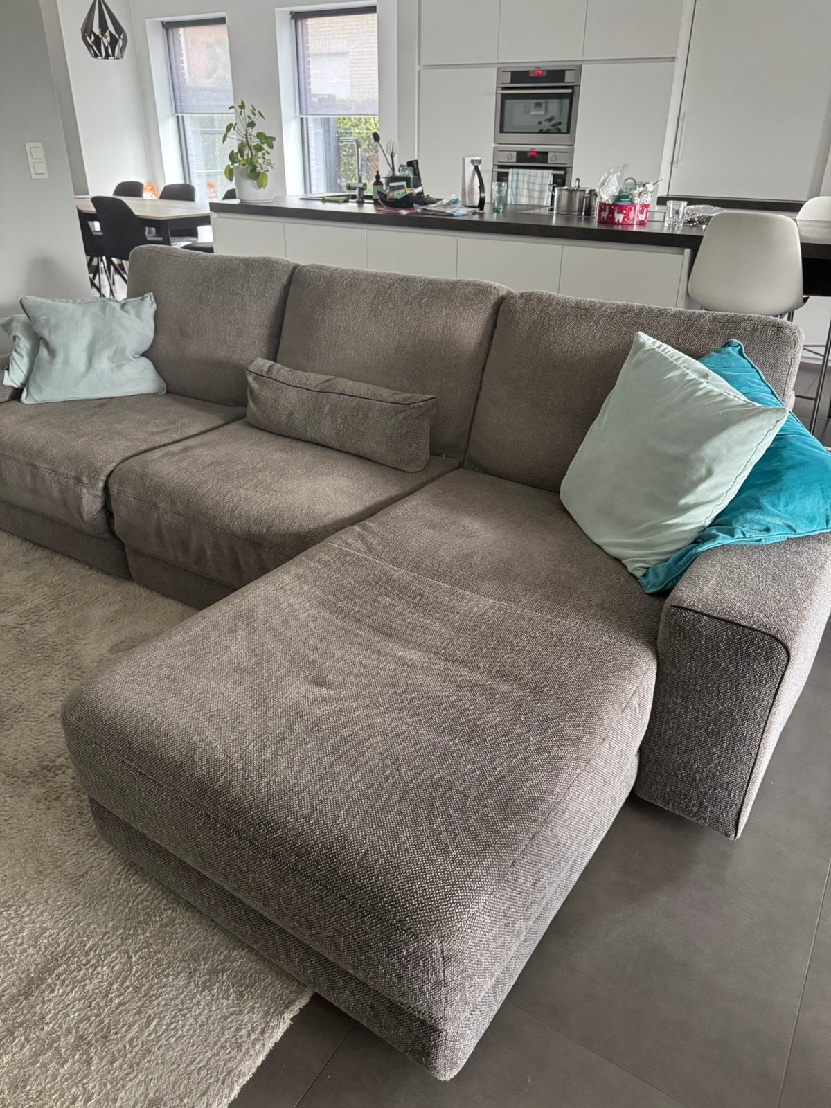 Salon met elektrische relax, Quatre personnes ou plus, Enlèvement, Utilisé, Tissus