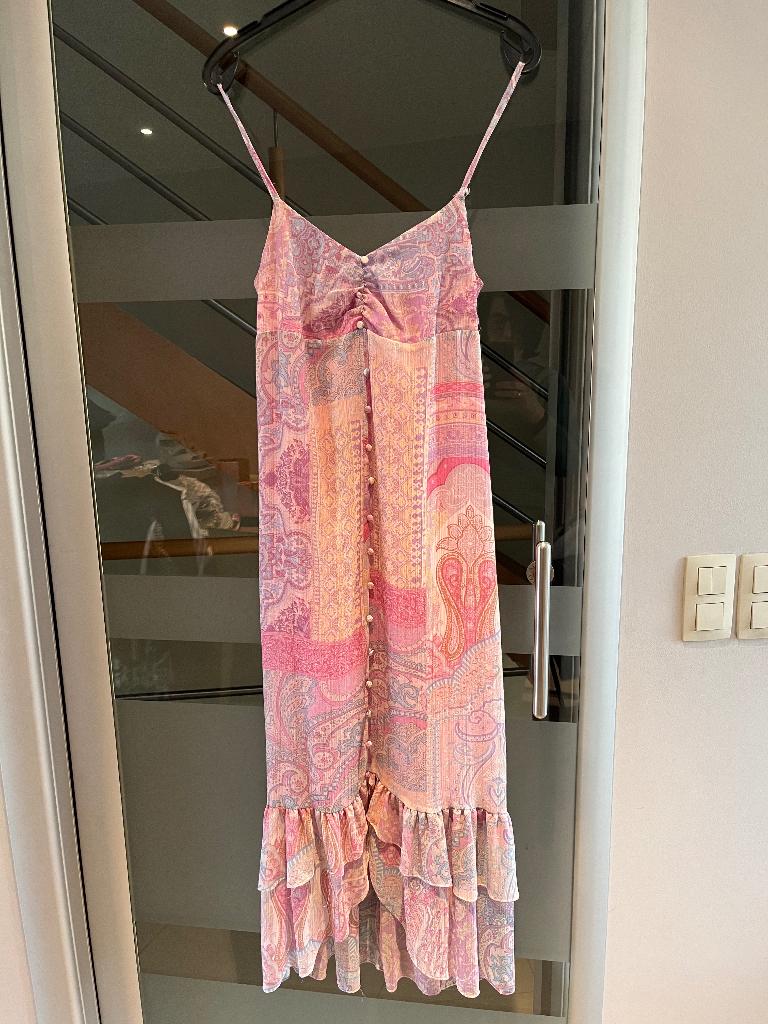 Lang kleedje maat M, perfecte staat merk Zara, Kleding | Dames, Jurken, Maat 38/40 (M), Zara, Paars, Ophalen of Verzenden