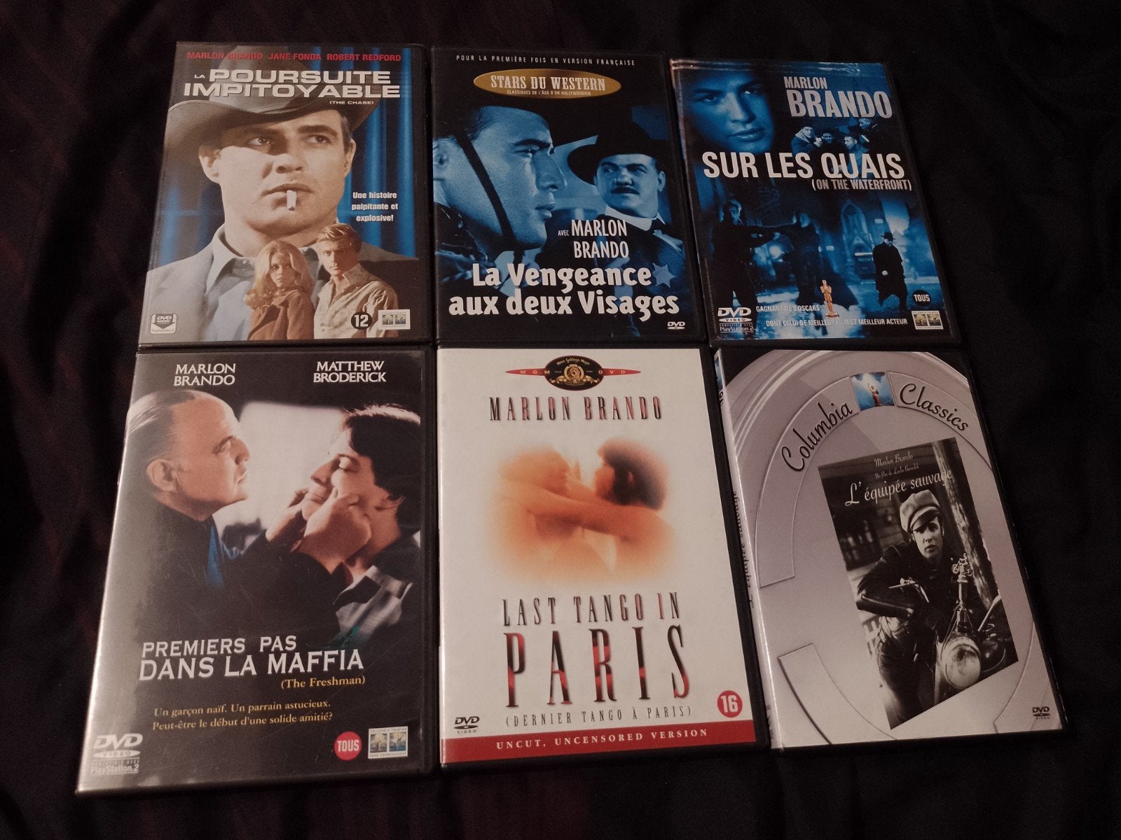 A vendre en dvd liste évolutive films Marlon Brando, CD & DVD, DVD | Action, Comme neuf, Action, Suppléments, Comprend un boîtier