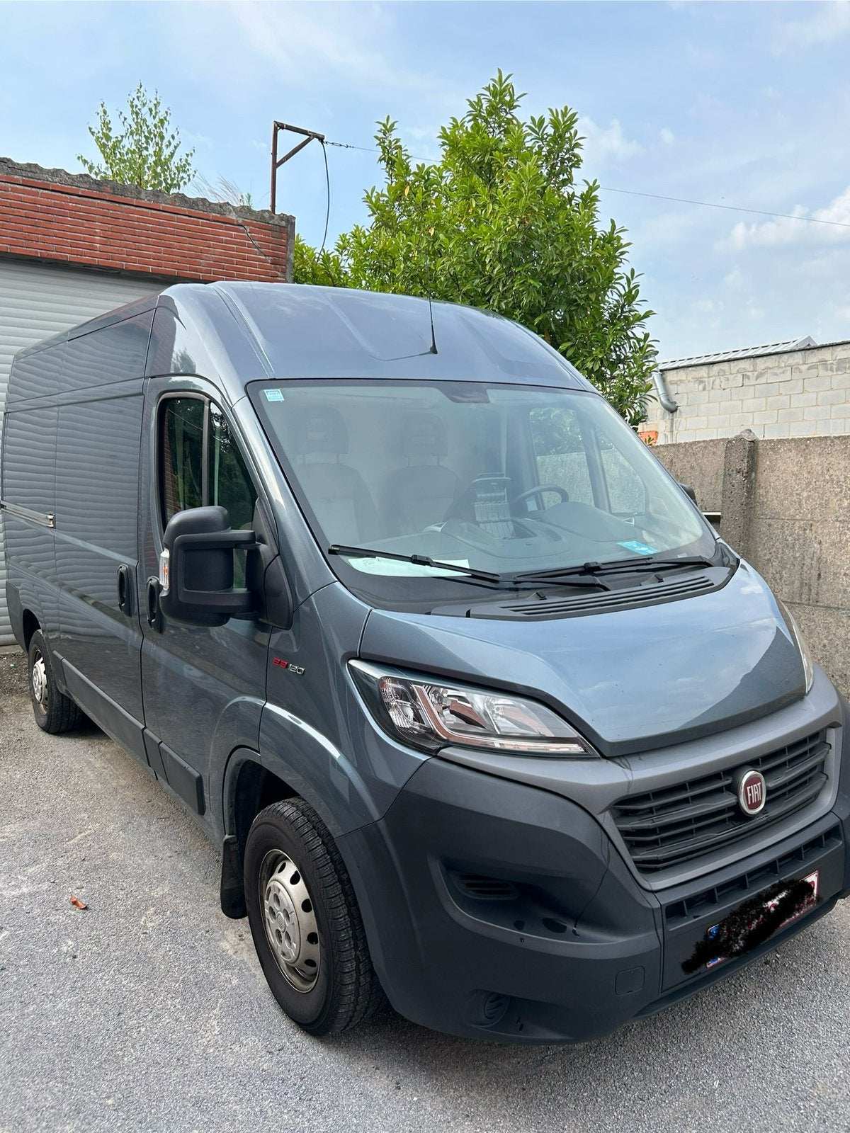 Fiat ducato Multijet 2.3, 66000 km, Auto's, Bestelwagens en Lichte vracht, Voorwielaandrijving, Euro 6, 4 cilinders, Grijs