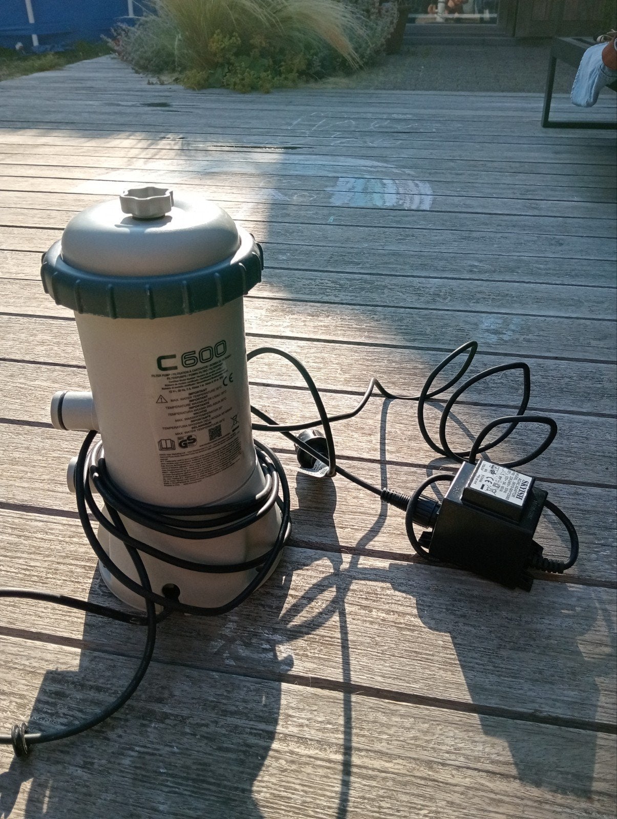 Intex C600 filterpomp, Ophalen