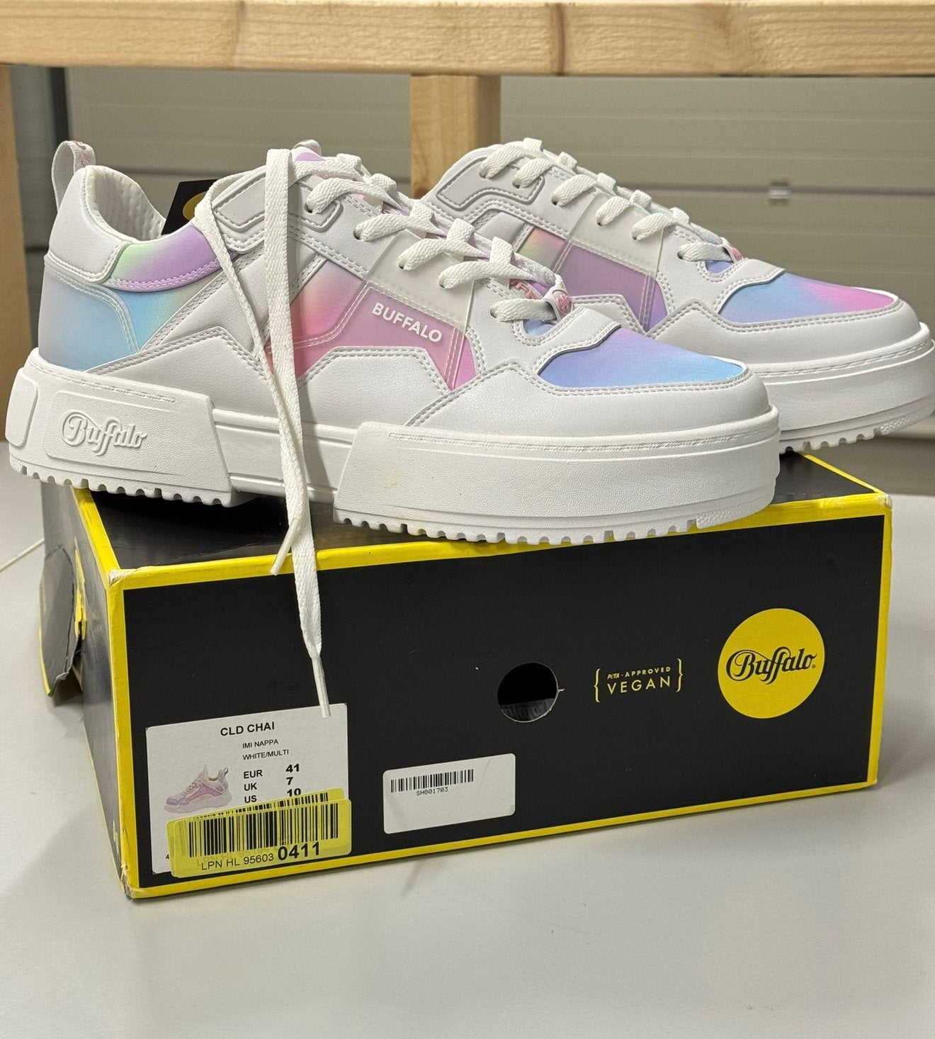 Buffalo RSE V2 Dames sneakers sport-schoenen Multi-wit 41, Wit, Nieuw, Ophalen of Verzenden, Sneakers