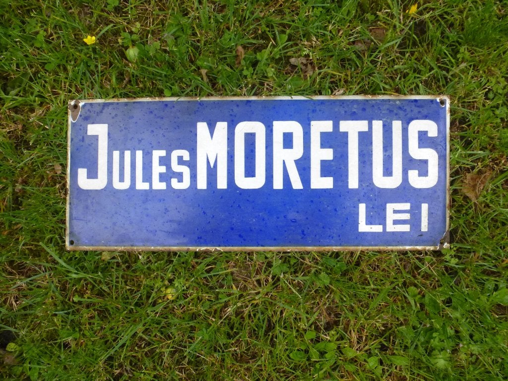 STAATNAAMBORD IN EMAIL, Antiquités & Art, Antiquités | Email, Enlèvement ou Envoi