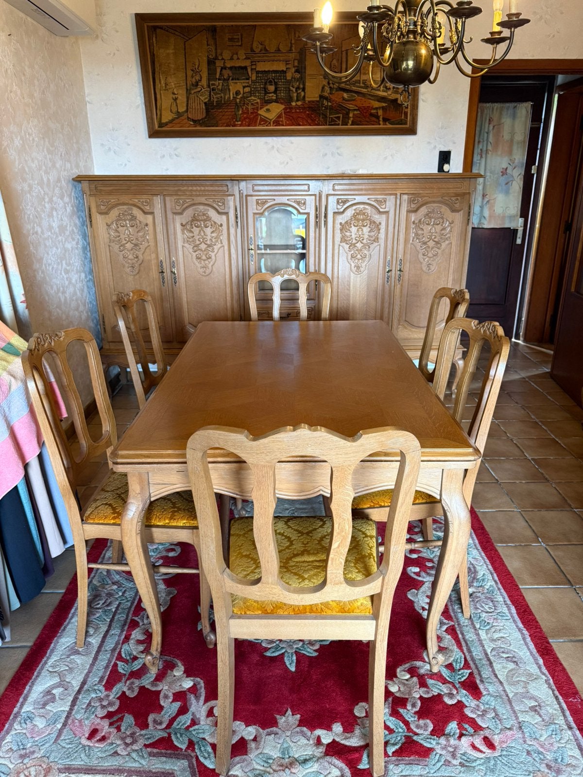 Eik eetkamer, Antiek en Kunst, Ophalen