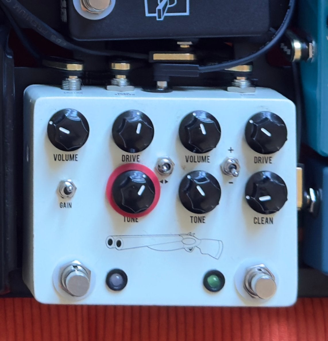 JHS Pedals Double Barell v4 - Excellente condition, Enlèvement, Comme neuf, Distortion, Overdrive ou Fuzz