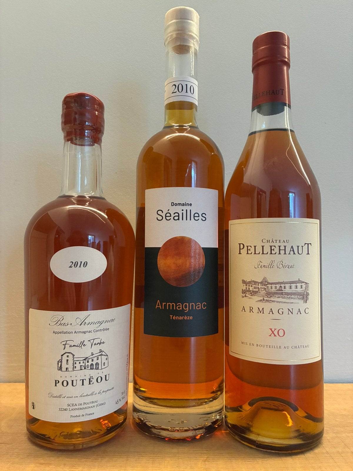 Armagnac van Top huizen 3x70cl, Verzamelen, Ophalen of Verzenden, Nieuw
