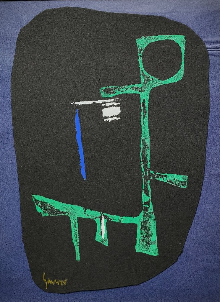 HAUROR (Group Art Abstrait/Belgique)- COLLAGE(1952), Enlèvement