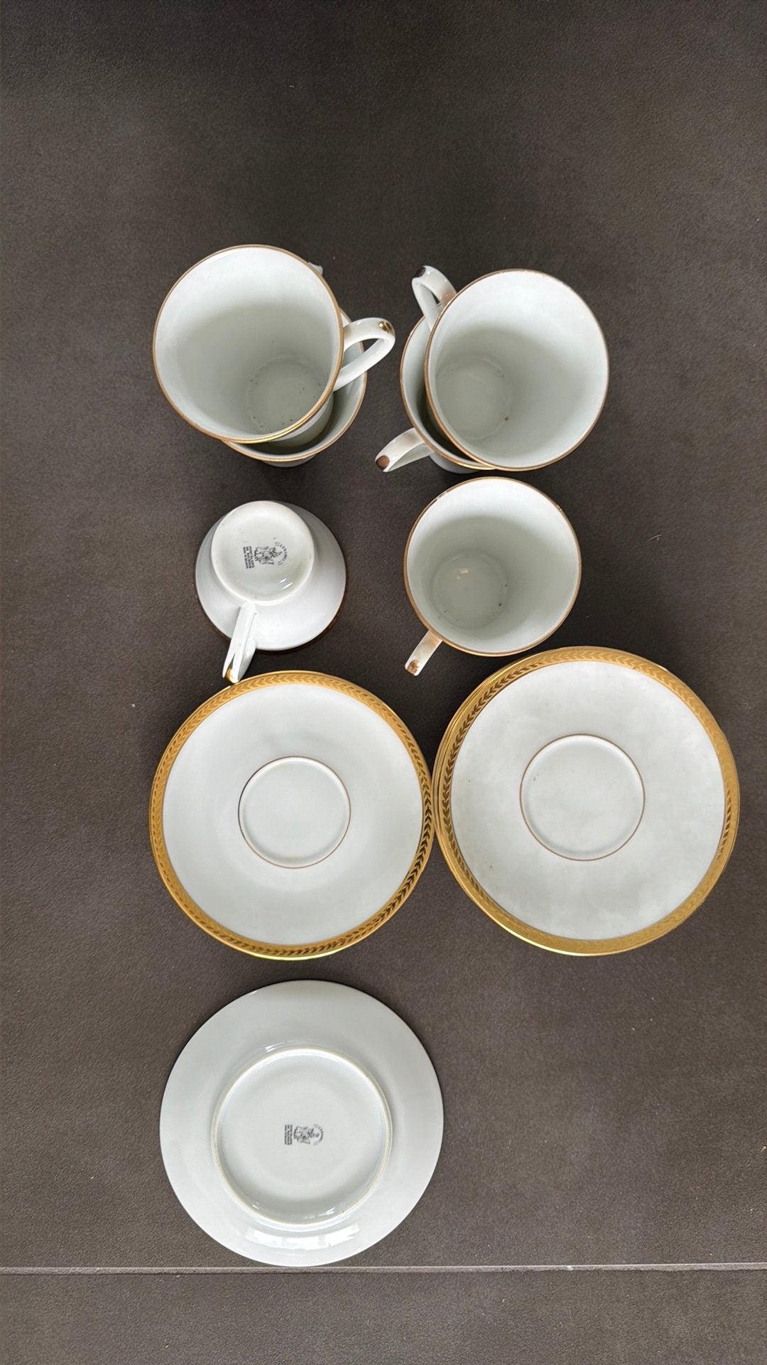 Service à café vintage en Porcelaine de Baudour (Cerabel), Antiquités & Art, Enlèvement