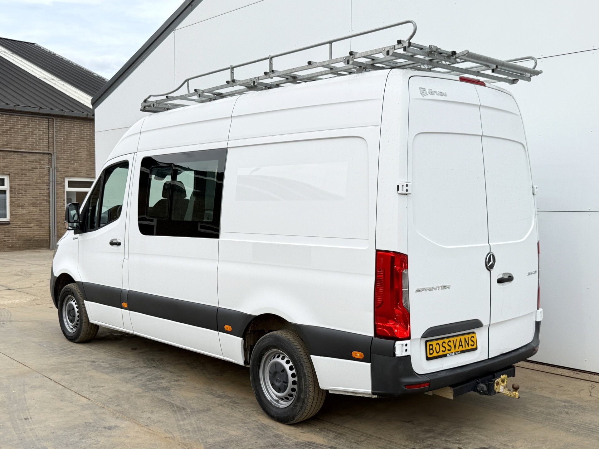 Mercedes-Benz Sprinter 314 2.2 CDI L2H2 Dubbele Cabine 6-per, Auto's, Voorwielaandrijving, Gebruikt, 4 cilinders, Wit