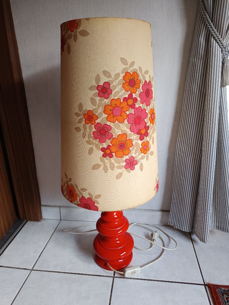 Lampedaire vintage, Ophalen, Gebruikt, Vintage, Met kap