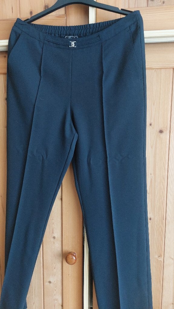 Donkerblauwe damesbroek, Kleding | Dames, Ophalen, LUIGI, Blauw, Maat 42/44 (L)