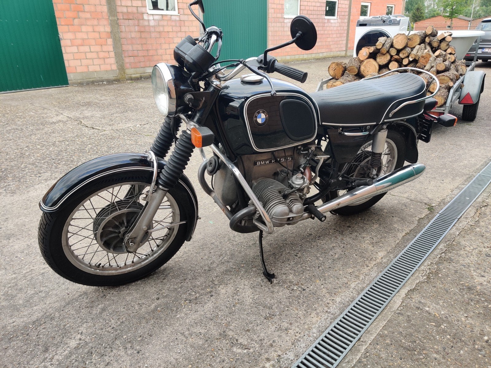 BMW r75, Motoren, Ophalen