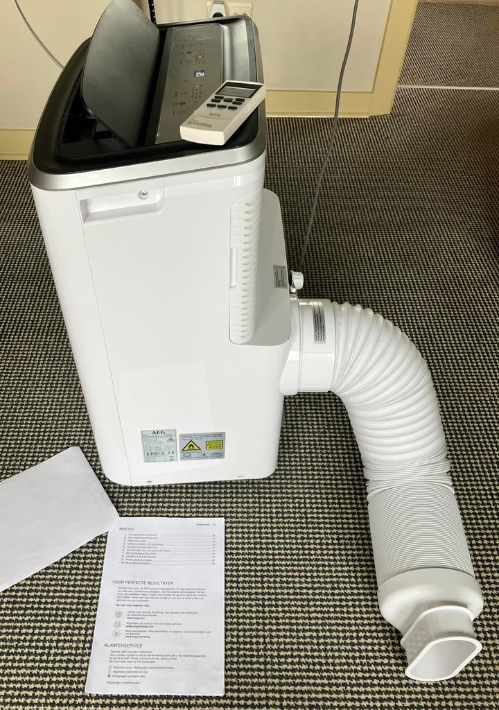 Climatiseur mobile AEG, Electroménager, Climatiseurs, Comme neuf, Climatiseur mobile, Télécommande, Enlèvement