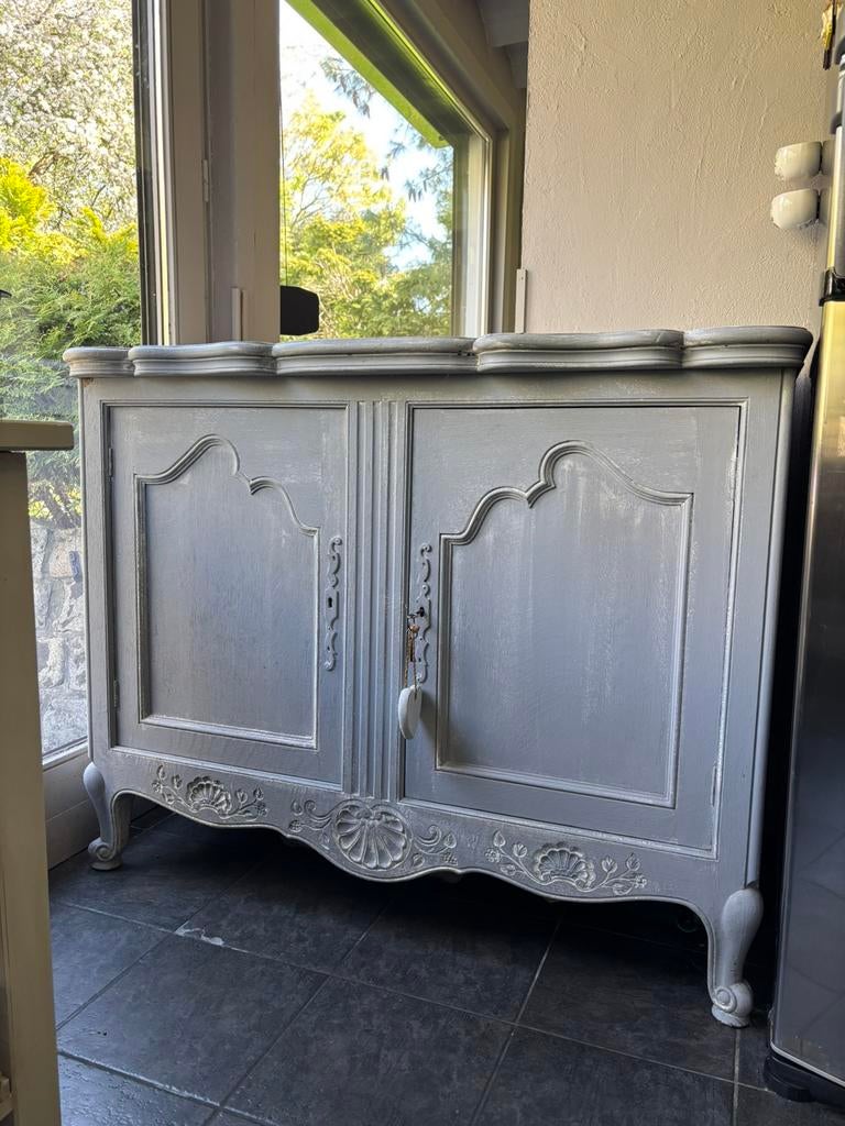 Dressoir / armoire 2 portes, Huis en Inrichting, Kasten | Dressoirs, Gebruikt, 100 tot 150 cm, 50 tot 75 cm, Met deur(en), Eikenhout