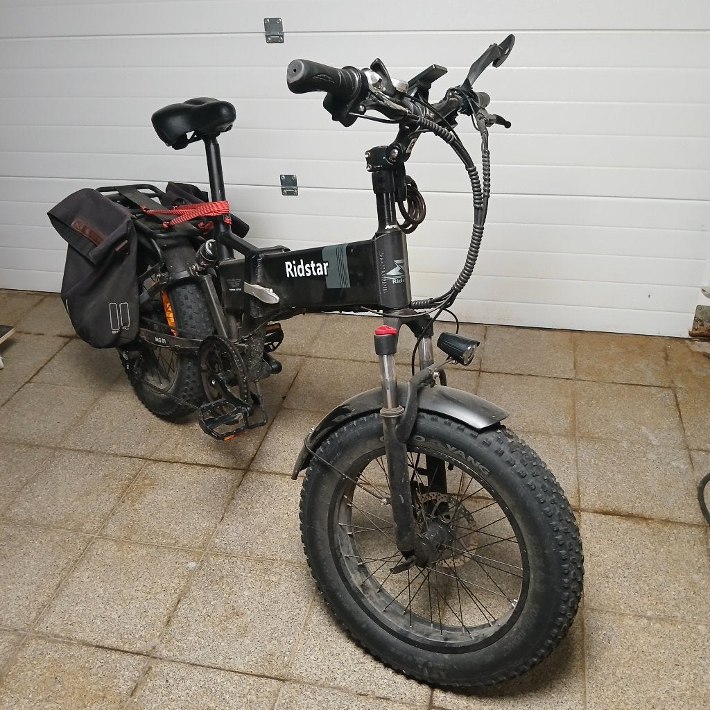 fat bike ( merk Ridstar ), Vélos & Vélomoteurs, Vélos électriques, Comme neuf, Autres marques, 51 à 55 cm, 30 à 50 km par batterie