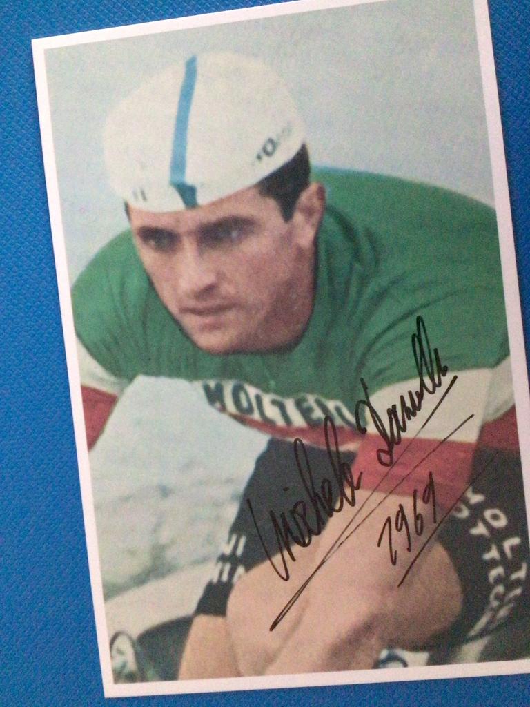 wielerkaart 1966 team molteni michele dancelli signe, Verzenden, Zo goed als nieuw