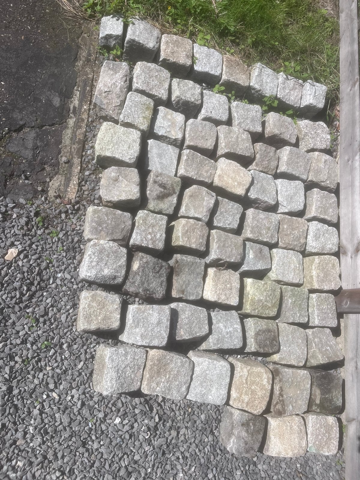 Massief granieten blokken, Tuin en Terras, Ophalen, Zo goed als nieuw, Graniet