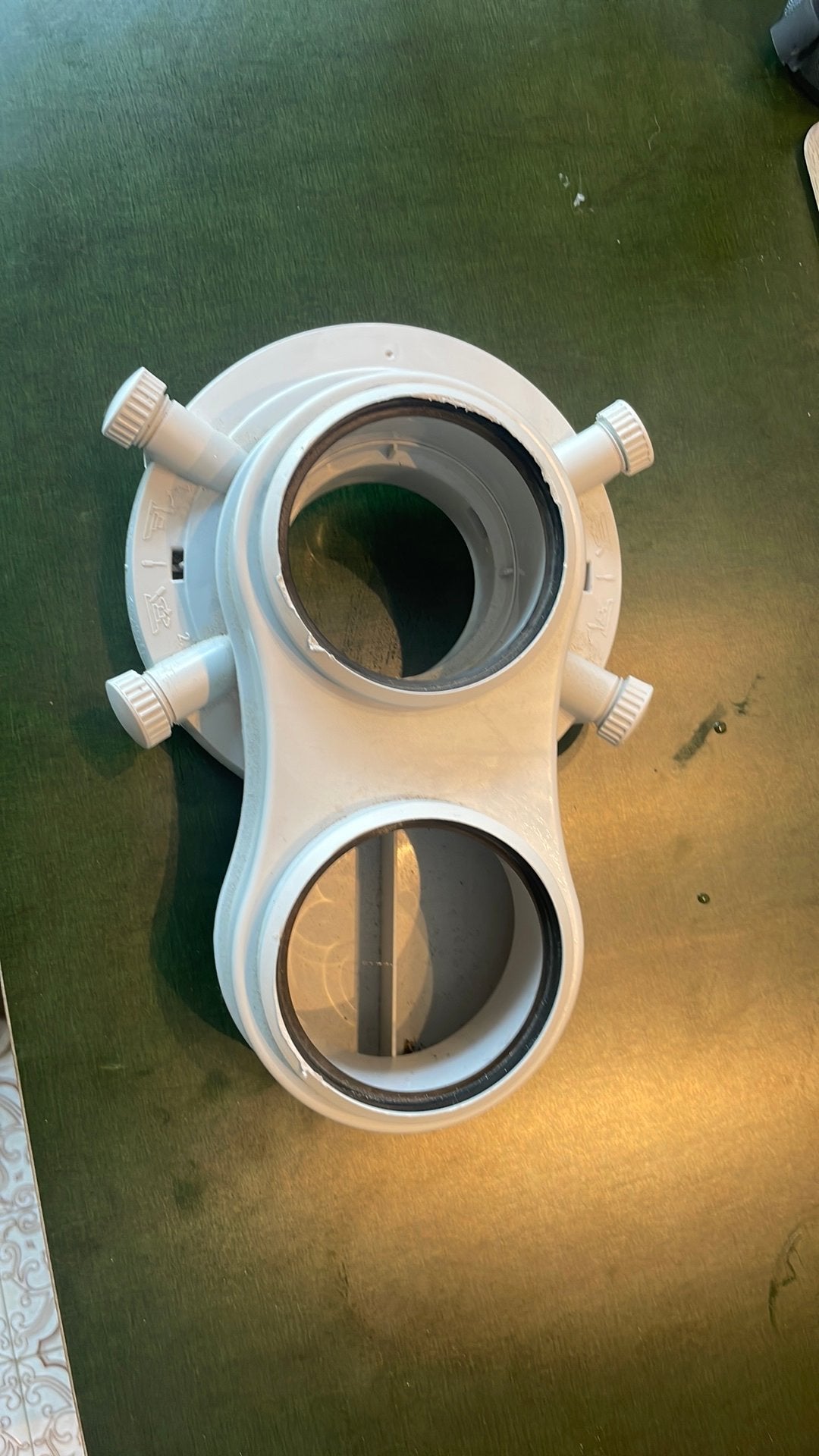 Vaillant 80 overgangstuk, Ophalen, Afvoer