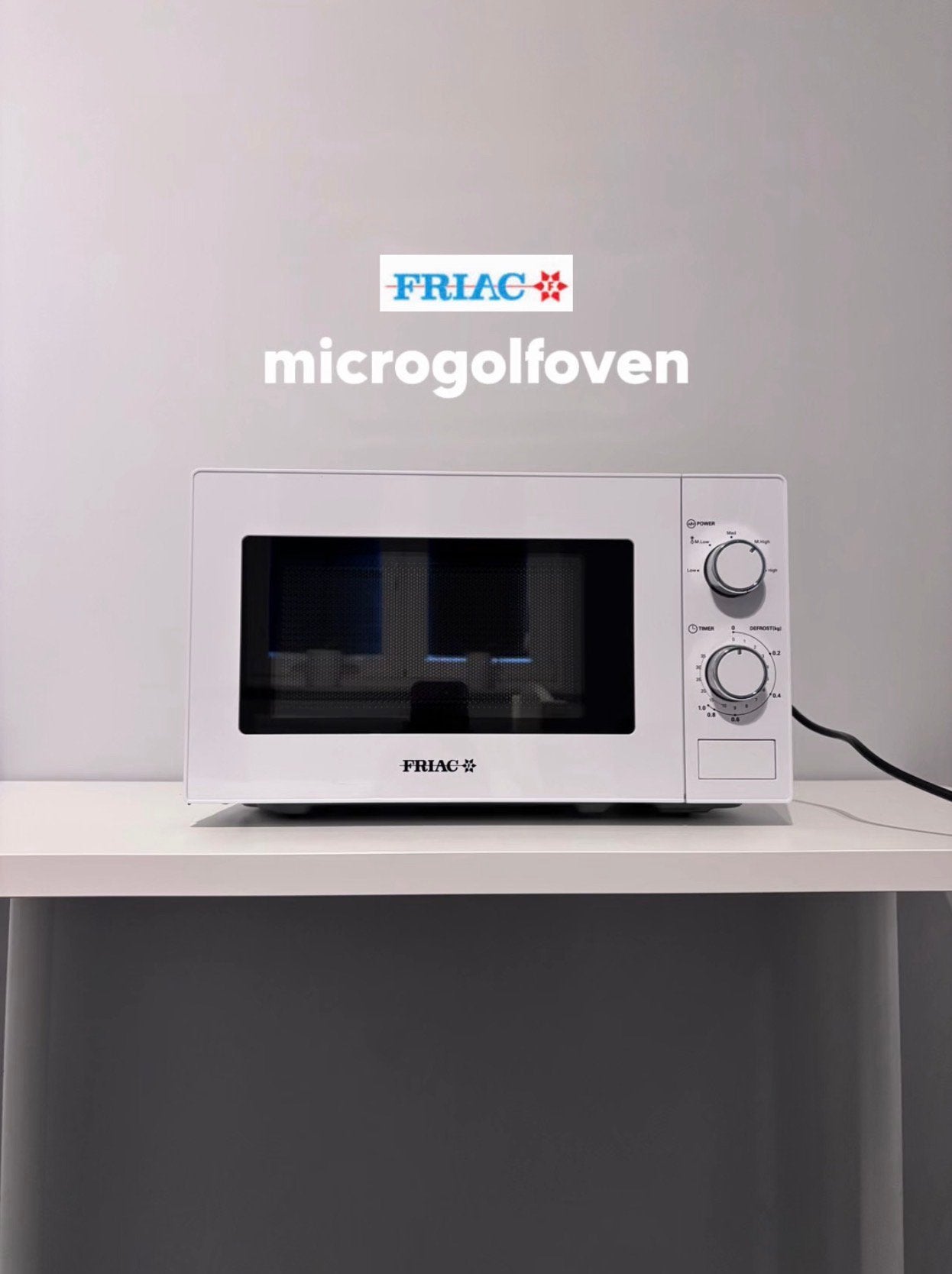 Microgolfoven FRIAC, Comme neuf, Moins de 45 cm, Enlèvement, Four