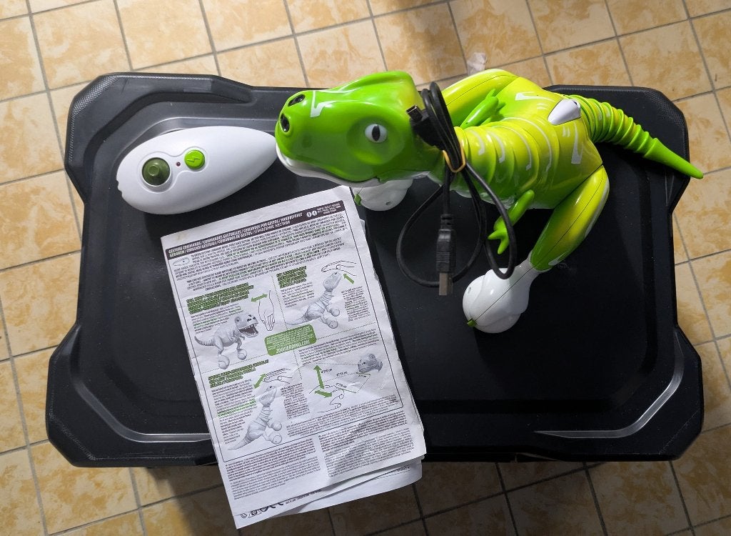 Zoomer Dino, Ophalen, Gebruikt