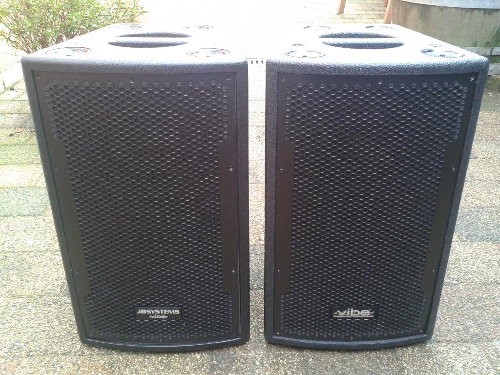 Set van 2 x JB Systems Vibe-8 MK2 Pro Speaker Series, TV, Hi-fi & Vidéo, Enceintes, Comme neuf, Haut-parleurs Frontaux, Arrière ou Stéréo