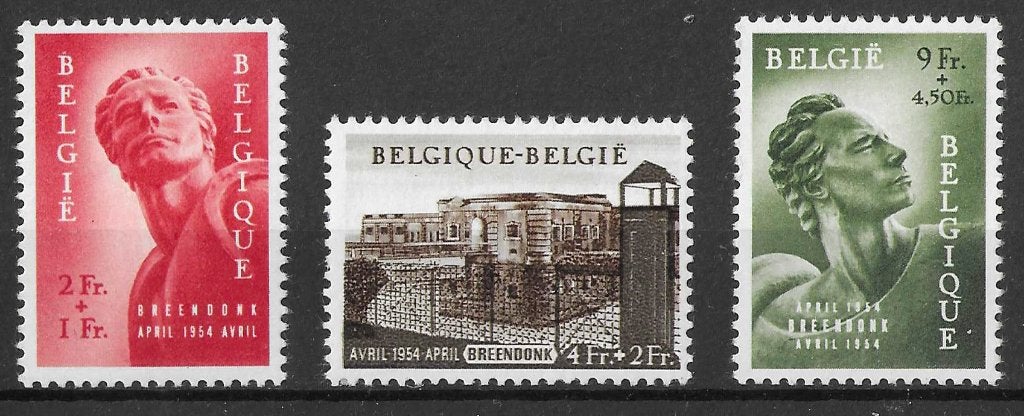 Belgische postzegels  -  943/945, Postzegels en Munten, Verzenden