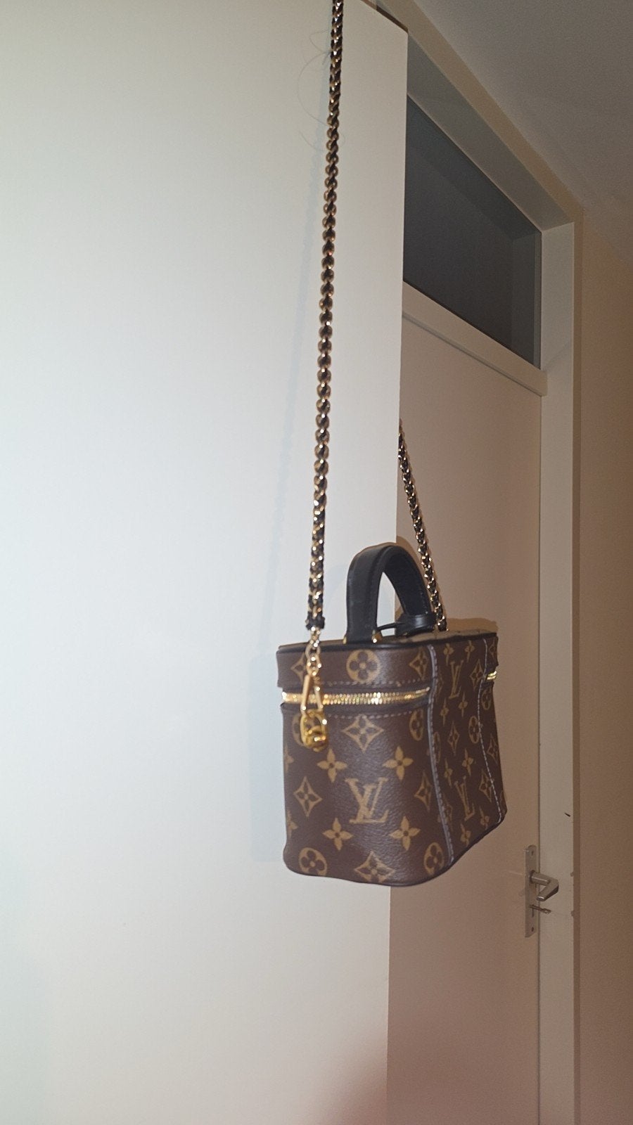 Louis Vuitton handtas echte leer, Ophalen of Verzenden, Zo goed als nieuw, Bruin, Handtas