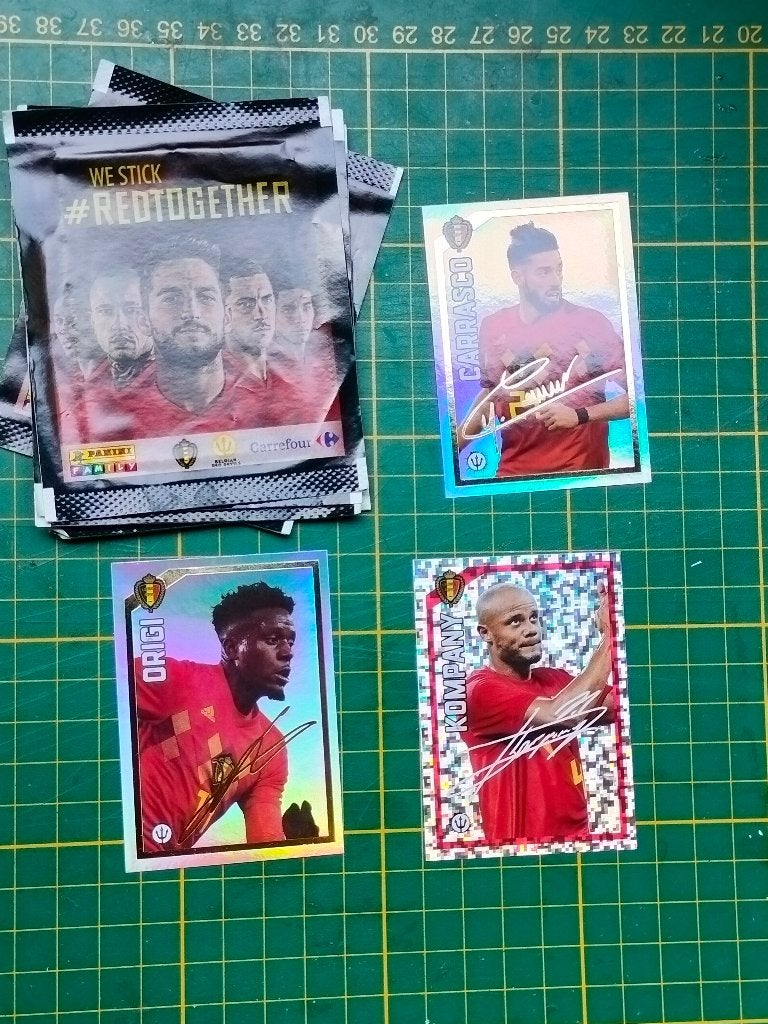 redtogether stickers voetbal Rode Duivels, Ophalen of Verzenden, Zo goed als nieuw