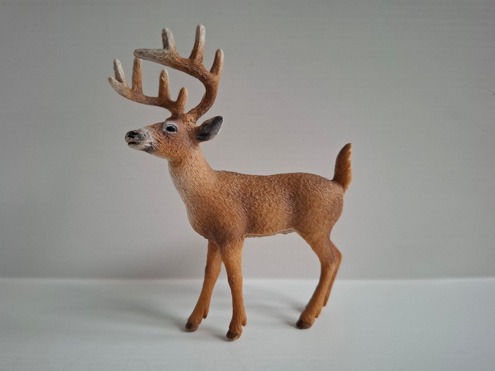 Schleich Wild Life America set 14709 Witstaart hert dier, Ophalen of Verzenden, Gebruikt, Hert, Beeldje of Figuurtje