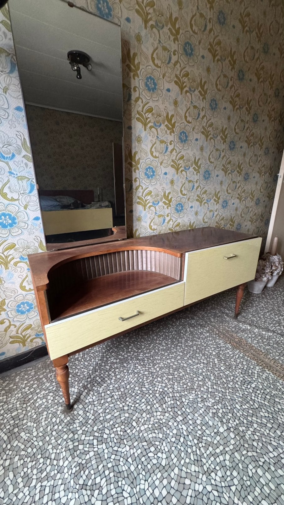 Vintage Kaptafel / Coiffeuse Jaren 50-60 - Mid Century, Enlèvement