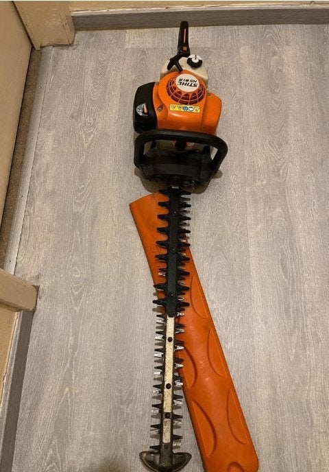 STIHL HS 81 R benzine heggenschaar – start perfect, Tuin en Terras, Ophalen, Zo goed als nieuw, Benzine, Stihl