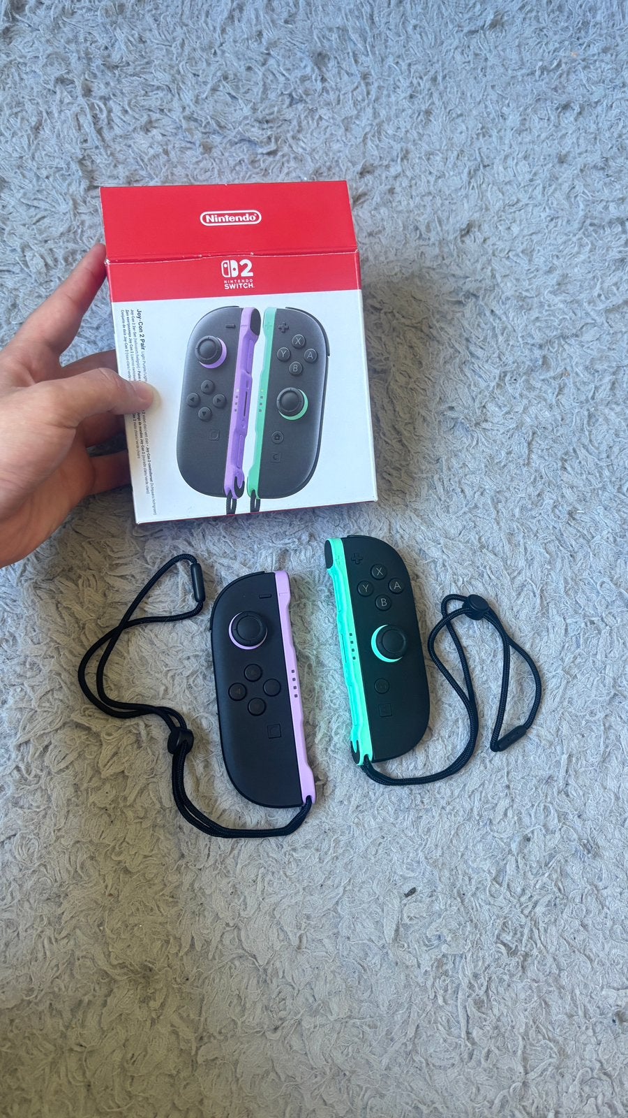 Joycon Switch 2 kleur mauve en groen, Games en Spelcomputers, Ophalen of Verzenden, Switch