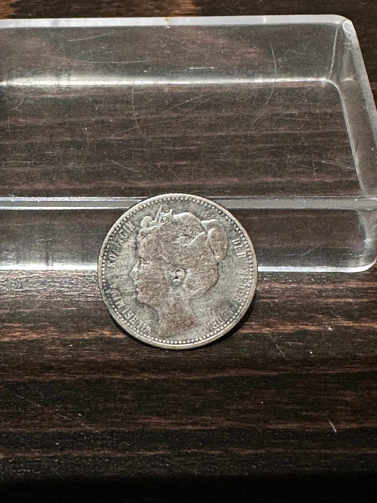 Zilveren munt uit 1904 25 cent uit Nederland!, Ophalen of Verzenden, 25 cent