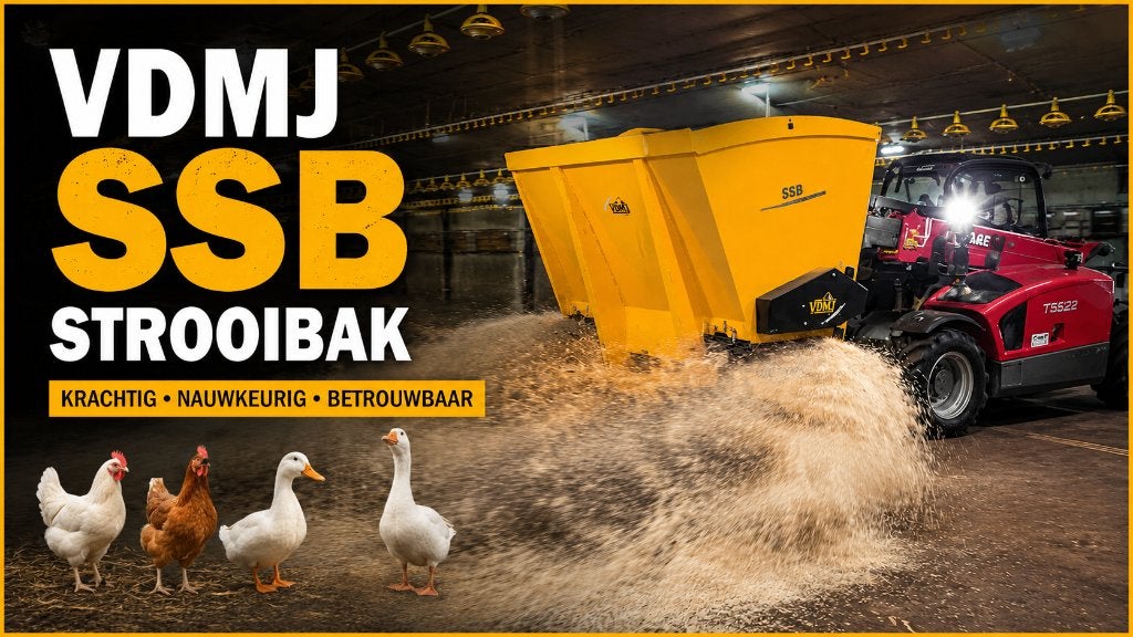 Breedstrooibak voor pluimveestallen, Ophalen