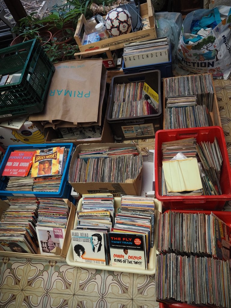 Collection + ou - 1500 disques 45 t ep Français Anglais, Pop, 7 inch, Enlèvement, Utilisé