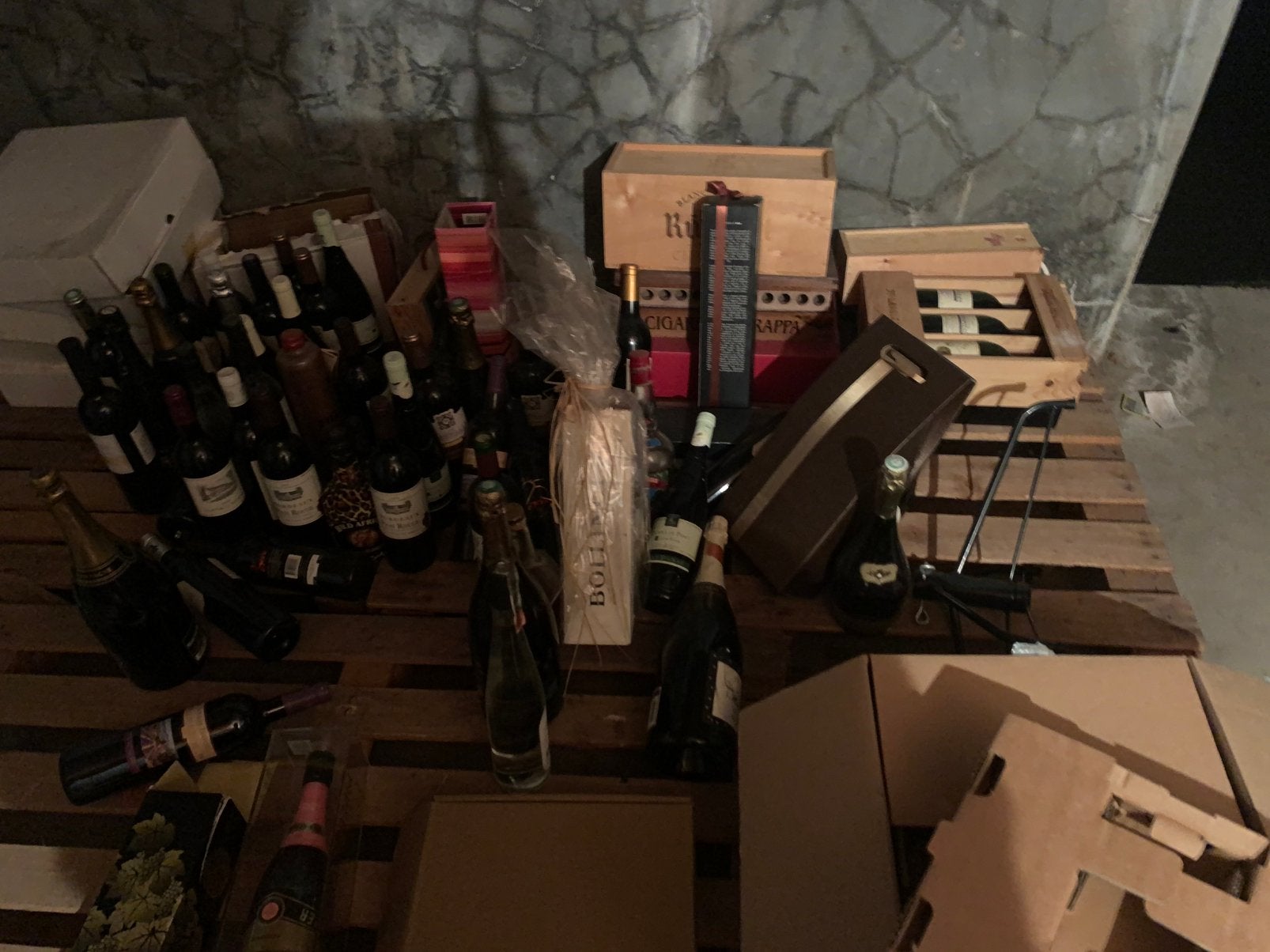 Wijn, Ophalen, Zo goed als nieuw, Champagne