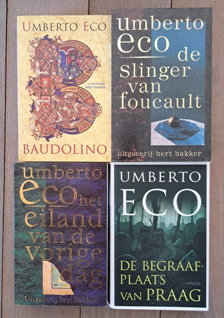 Umberto Eco, Boeken, Ophalen