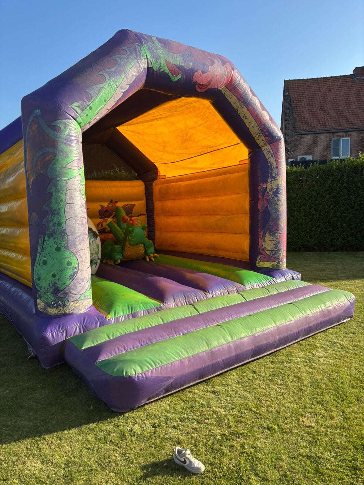 Springkasteel, Kinderen en Baby's, Speelgoed | Buiten | Springkussens, Ophalen, Gebruikt
