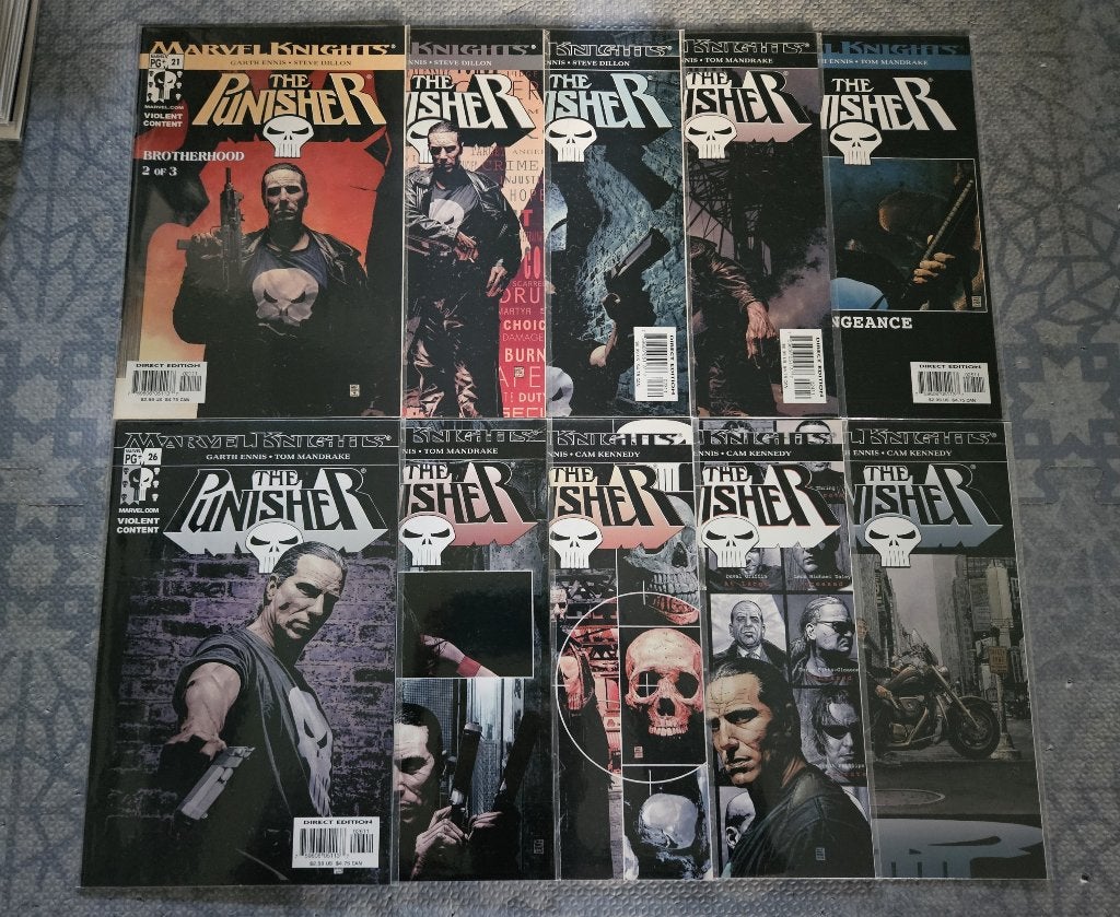 the Punisher (vol.6) #21-30 (2003), Garth Ennis, Complete serie of reeks, Ophalen of Verzenden, Zo goed als nieuw