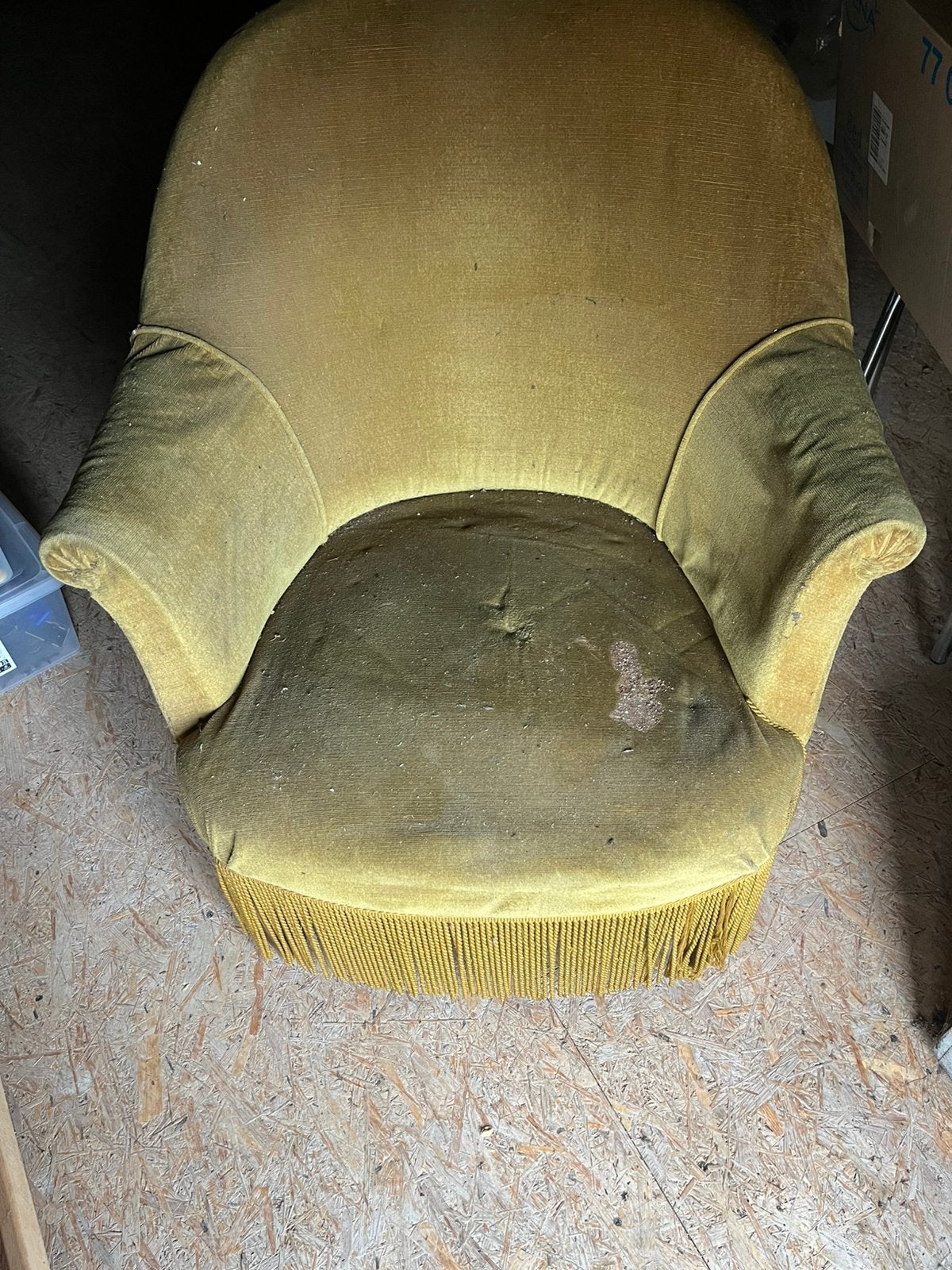 Fauteuil Toad, Ophalen