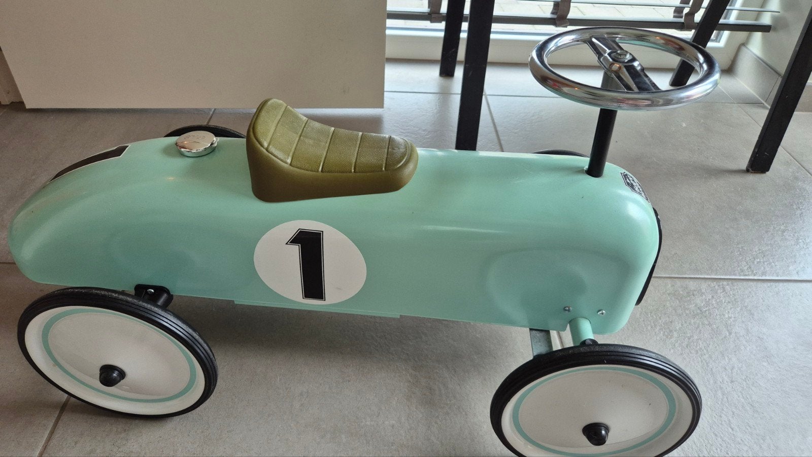 Retro loopauto, Kinderen en Baby's, Speelgoed | Buiten | Voertuigen en Loopfietsen, Ophalen